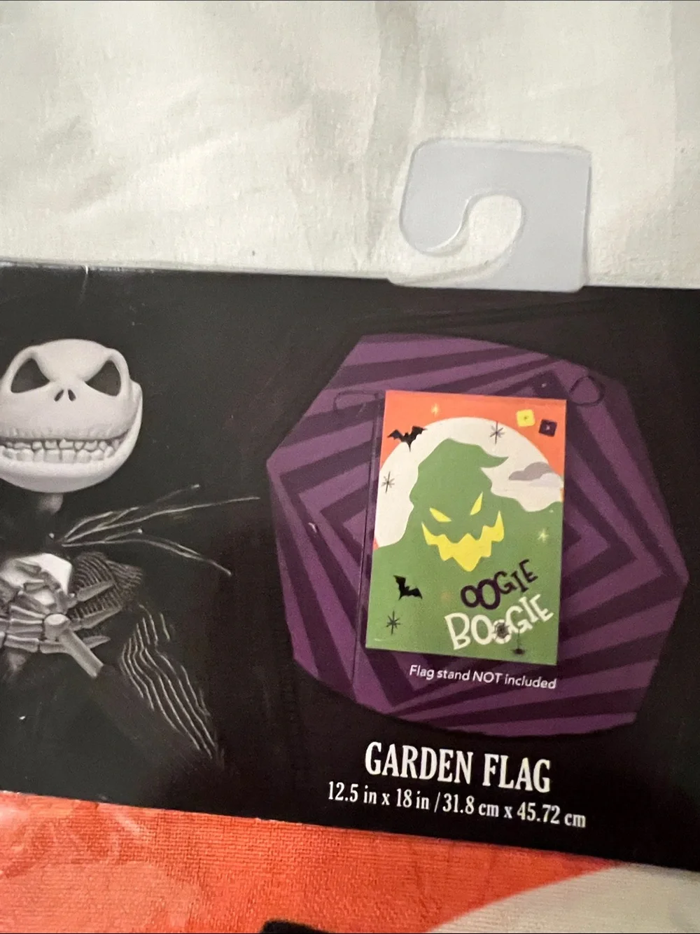 Disney Orange & Green Minnie Witch Halloween Garden Flag